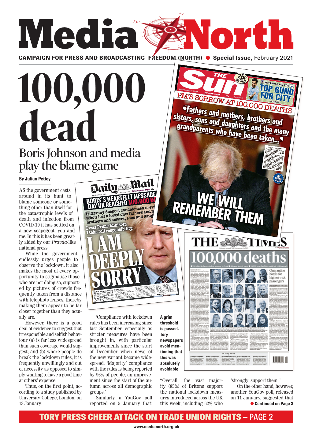 Boris Johnson and Media Play the Blame Game by Julian Petley