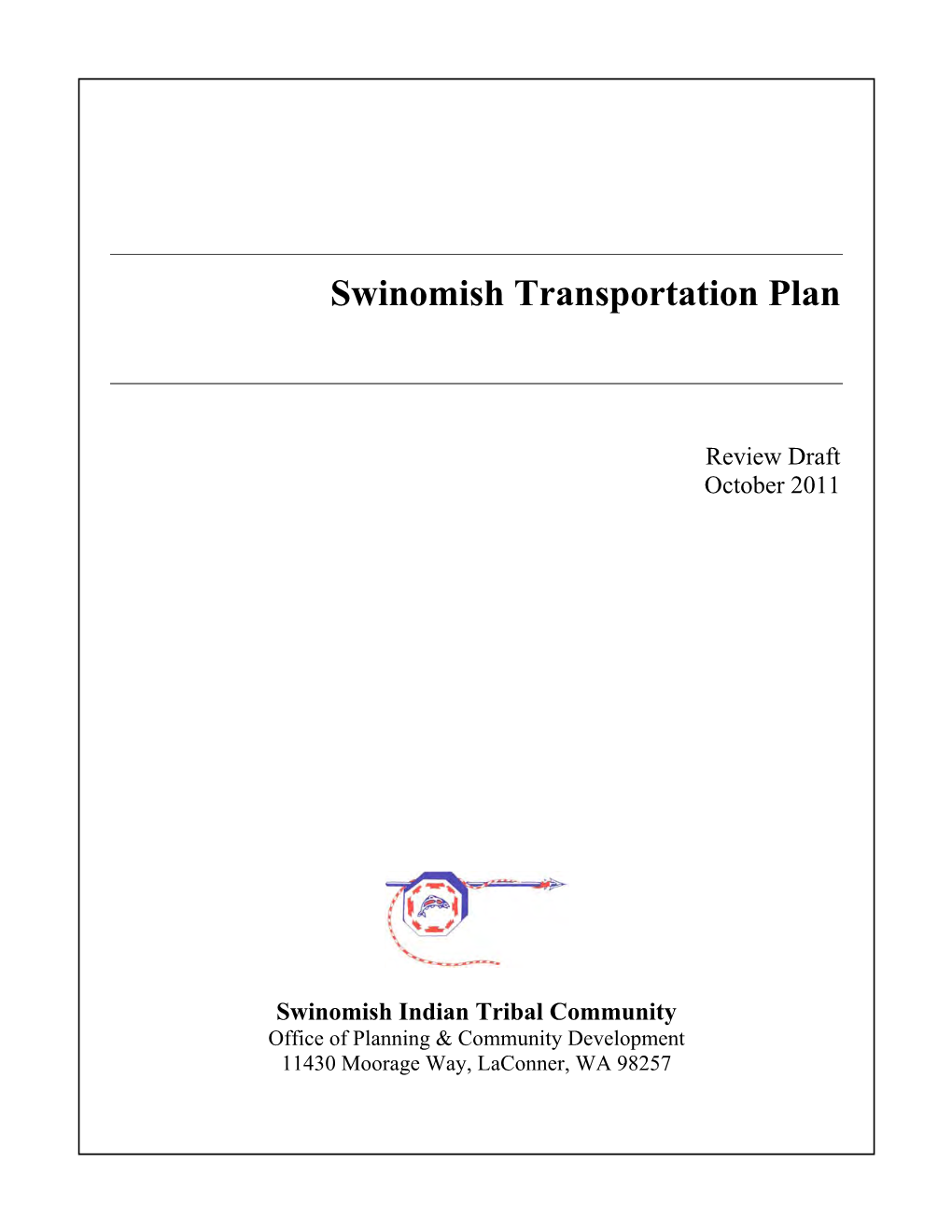 Swinomish Transportation Plan