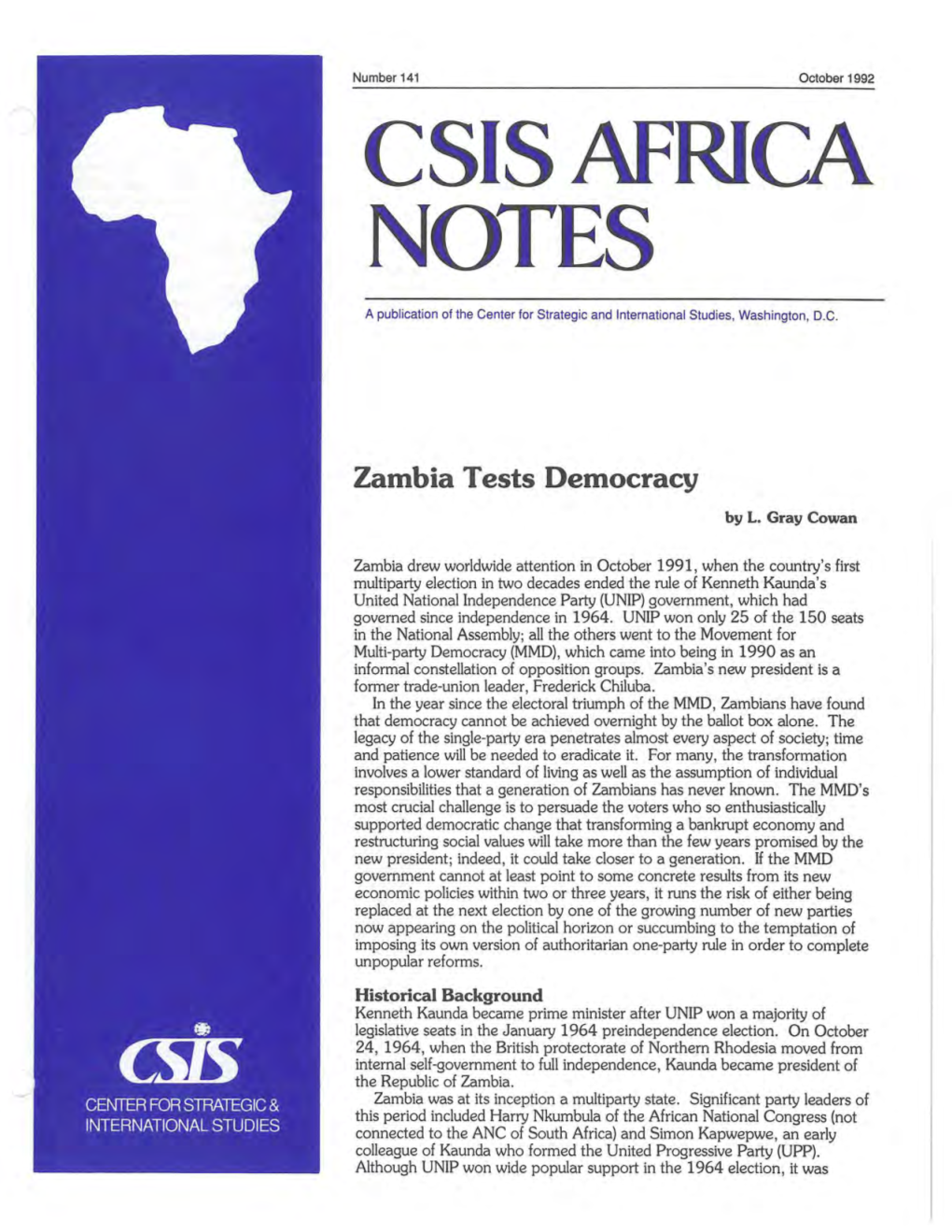 Csisafrica Notes