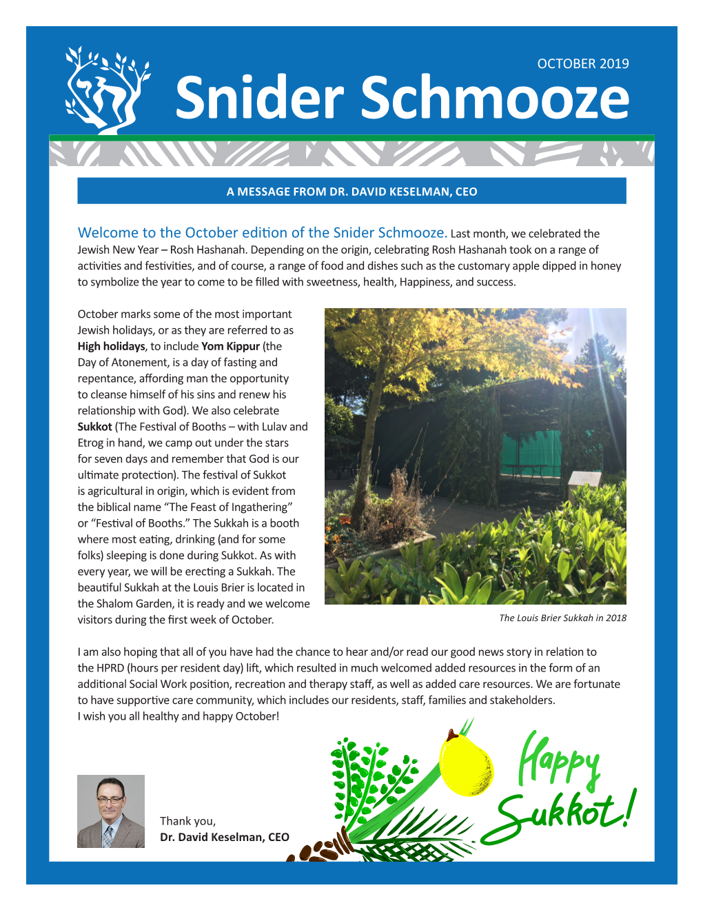 OCTOBER 2019 Snider Schmooze