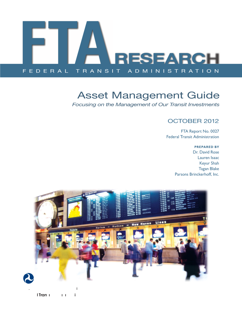 F T a Report Number 27, Asset Management Guide