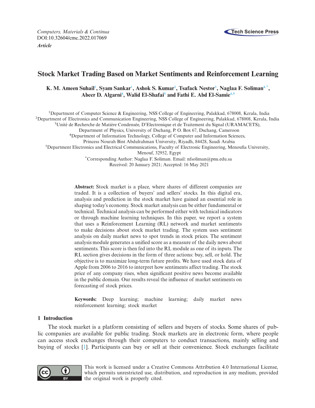 Stock Market Trading Based on Market Sentiments and Reinforcement Learning