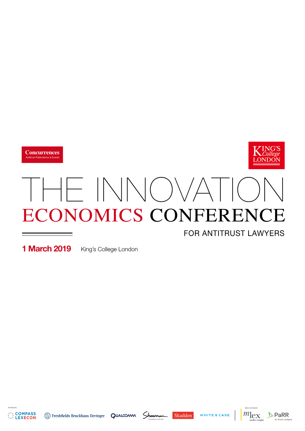 The Innovation Economics Conference for Antitrust Lawyers