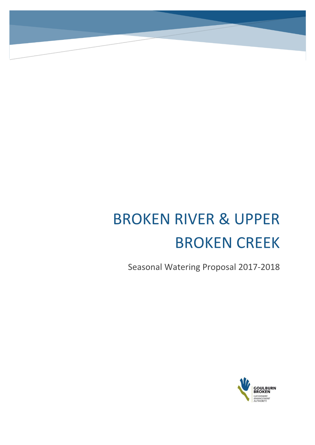 Broken River & Upper Broken Creek