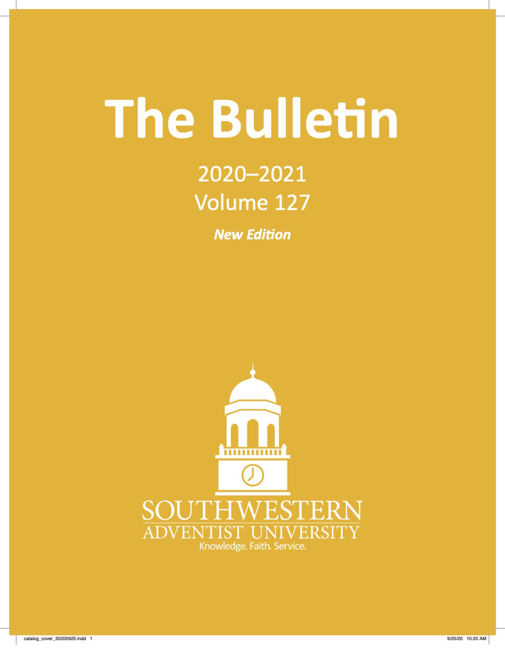 2020-21 Undergraduate Bulletin