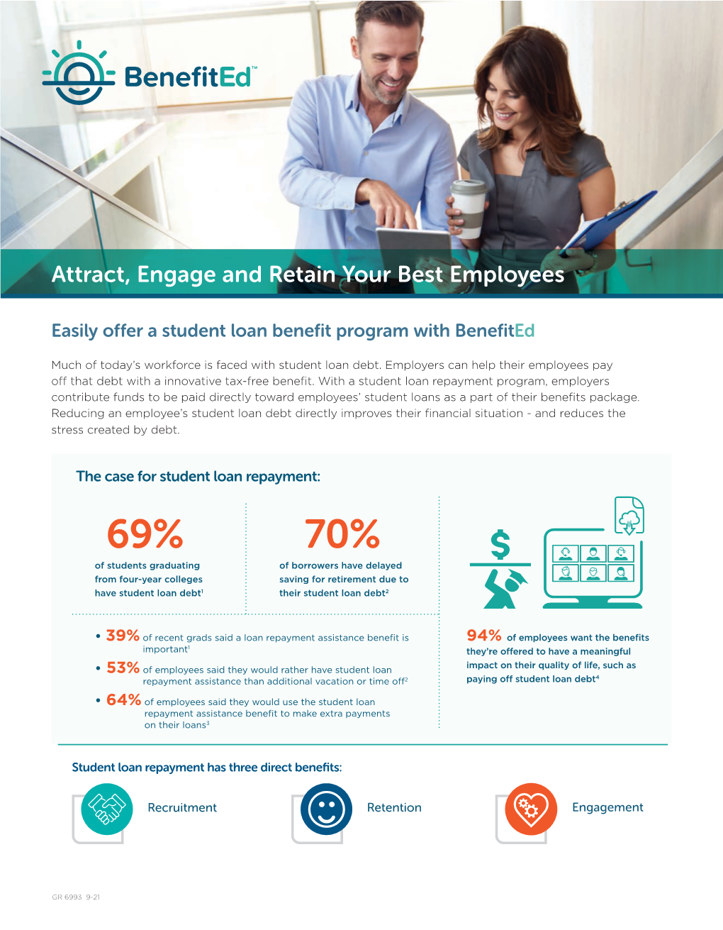 Student Loan Repayment Program, Employers Contribute Funds to Be Paid Directly Toward Employees’ Student Loans As a Part of Their Benefits Package