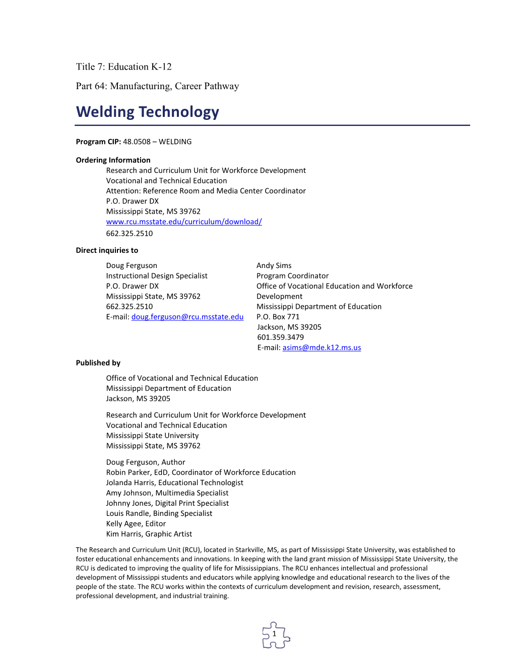 Welding Technology