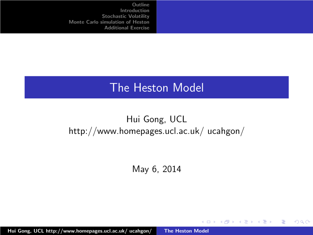 The Heston Model