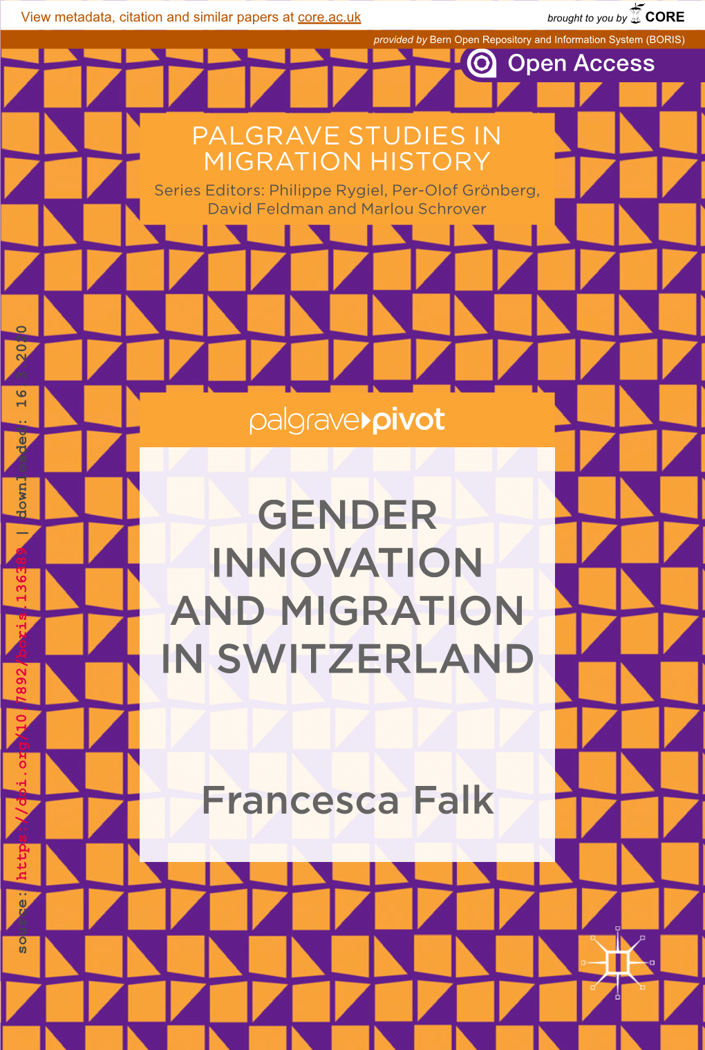 Gender Innovation and Migration in Sw Itzerland