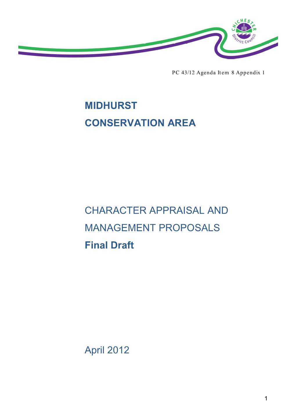 ……… Midhurst Conservation Area Character Appraisal