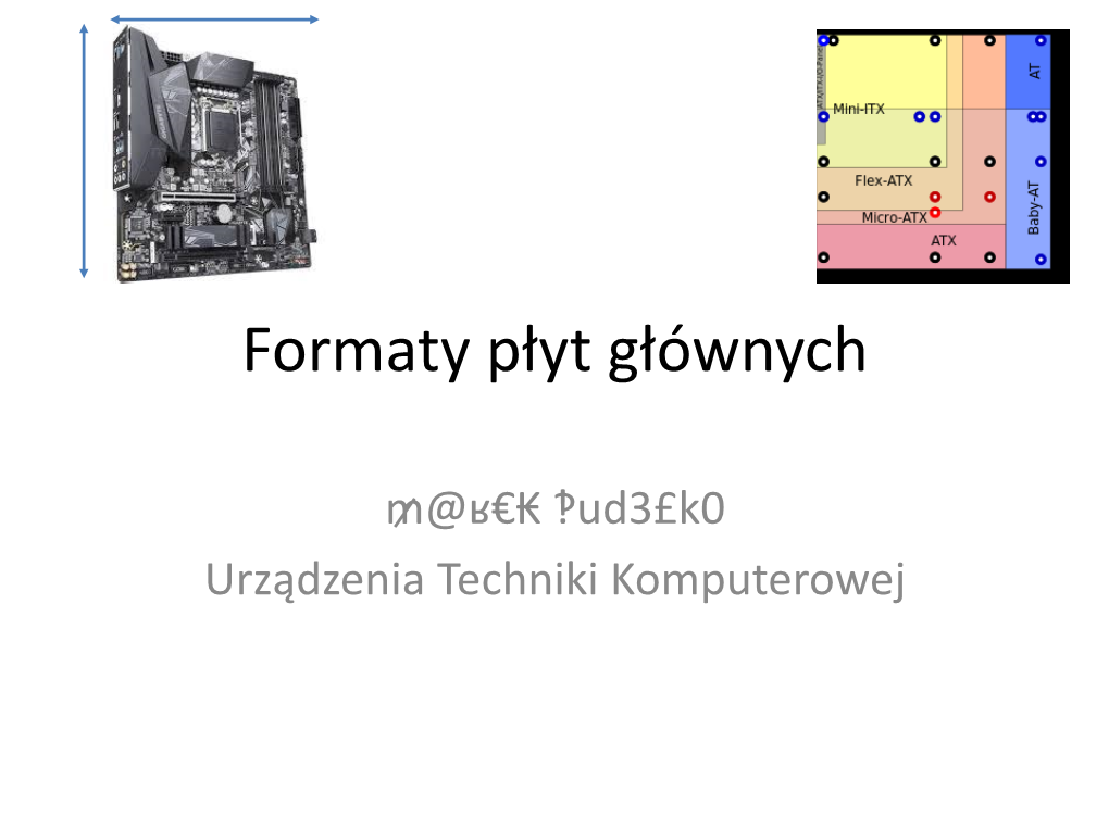 Formaty Płyt Głównych