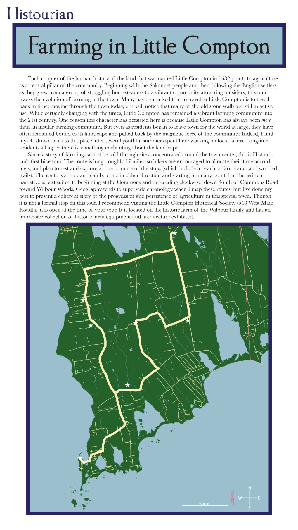 Histourian Farming in Little Compton