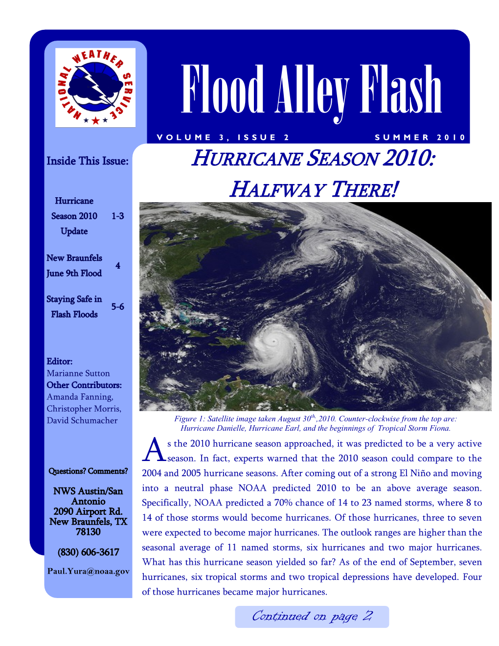 Hurricane Season 2010: Halfway There!
