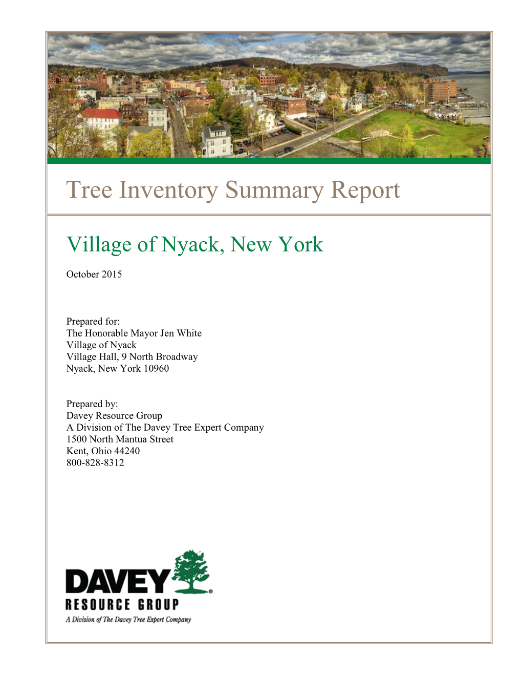 Tree Inventory Summary Report