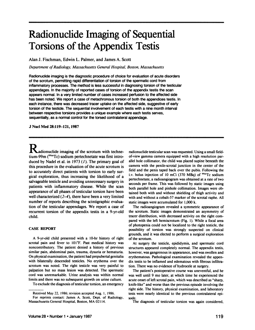 Torsions of the Appendix Testis