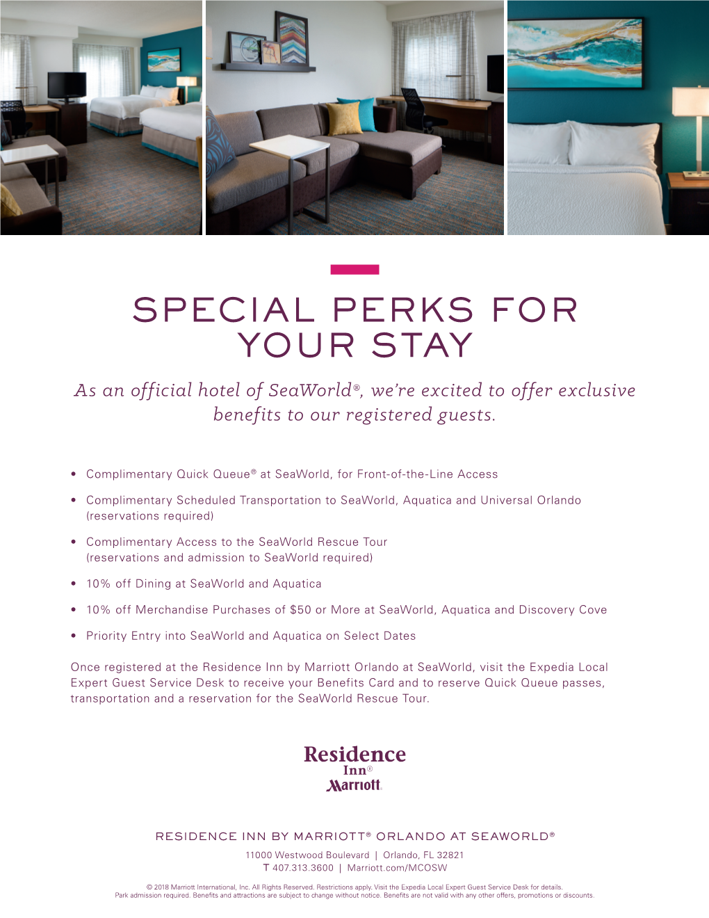 Special Perks for Your Stay