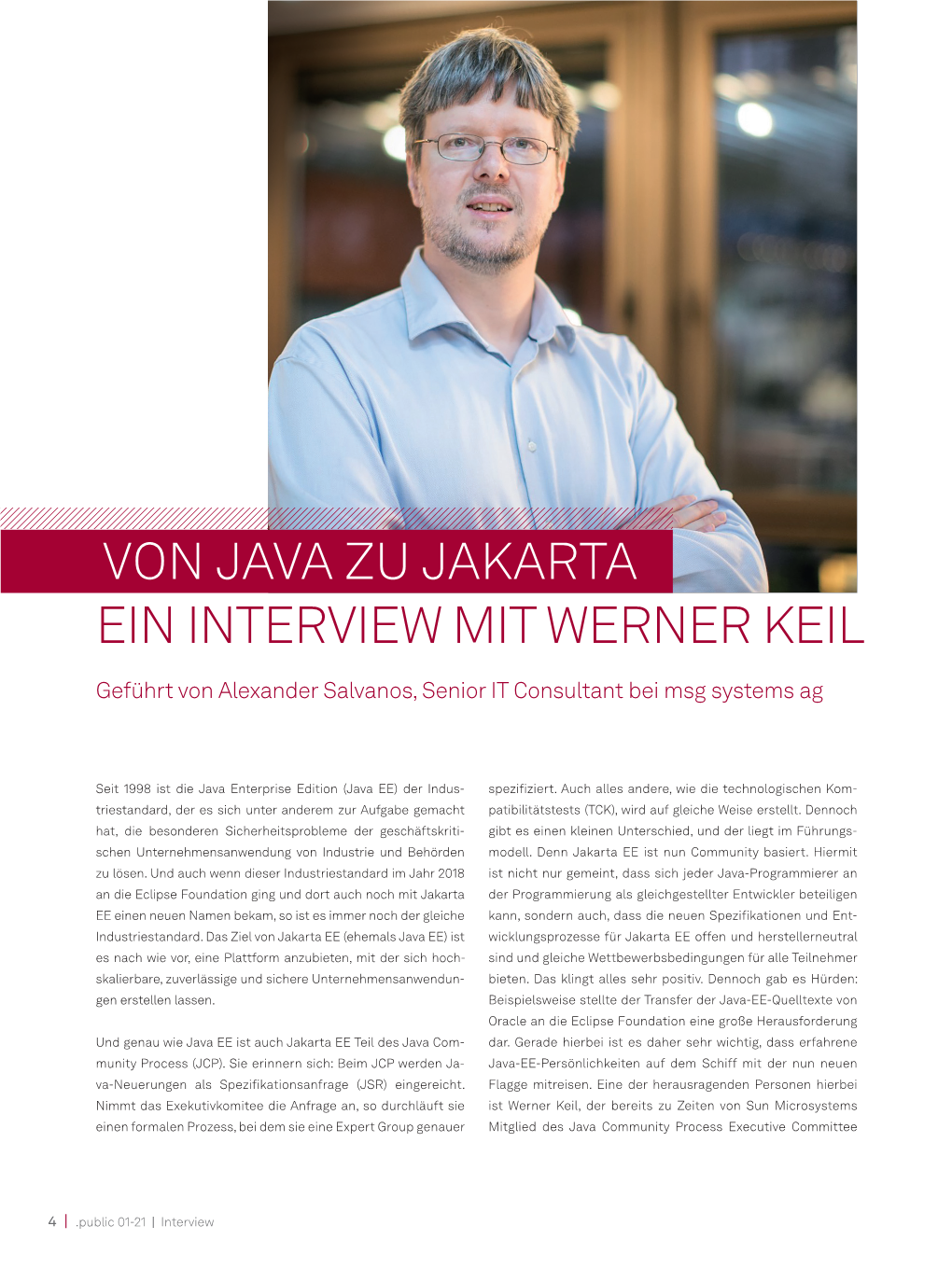 Von Java Zu Jakarta Ein Interview Mit Werner Keil