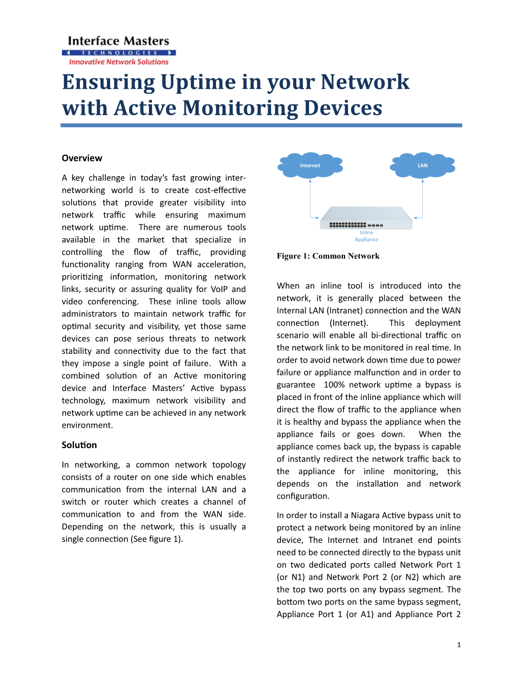 Ensuring Uptime in Your Network with Active Monitoring Devices