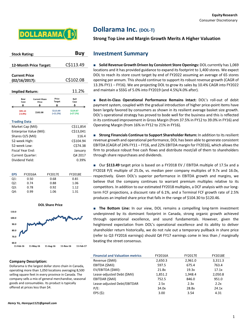 Dollarama Inc. (DOL-T)