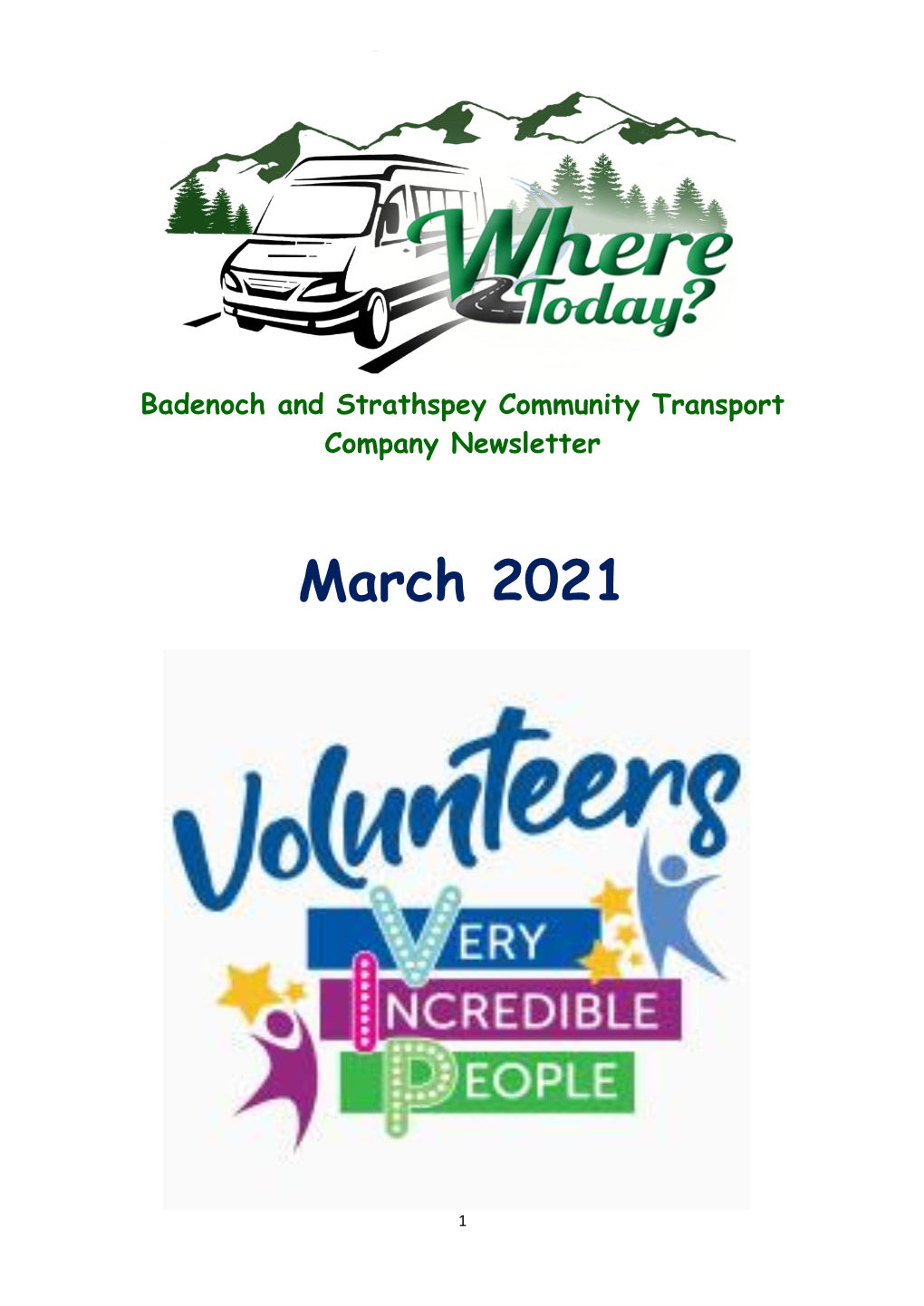 March 2021 Newsletter