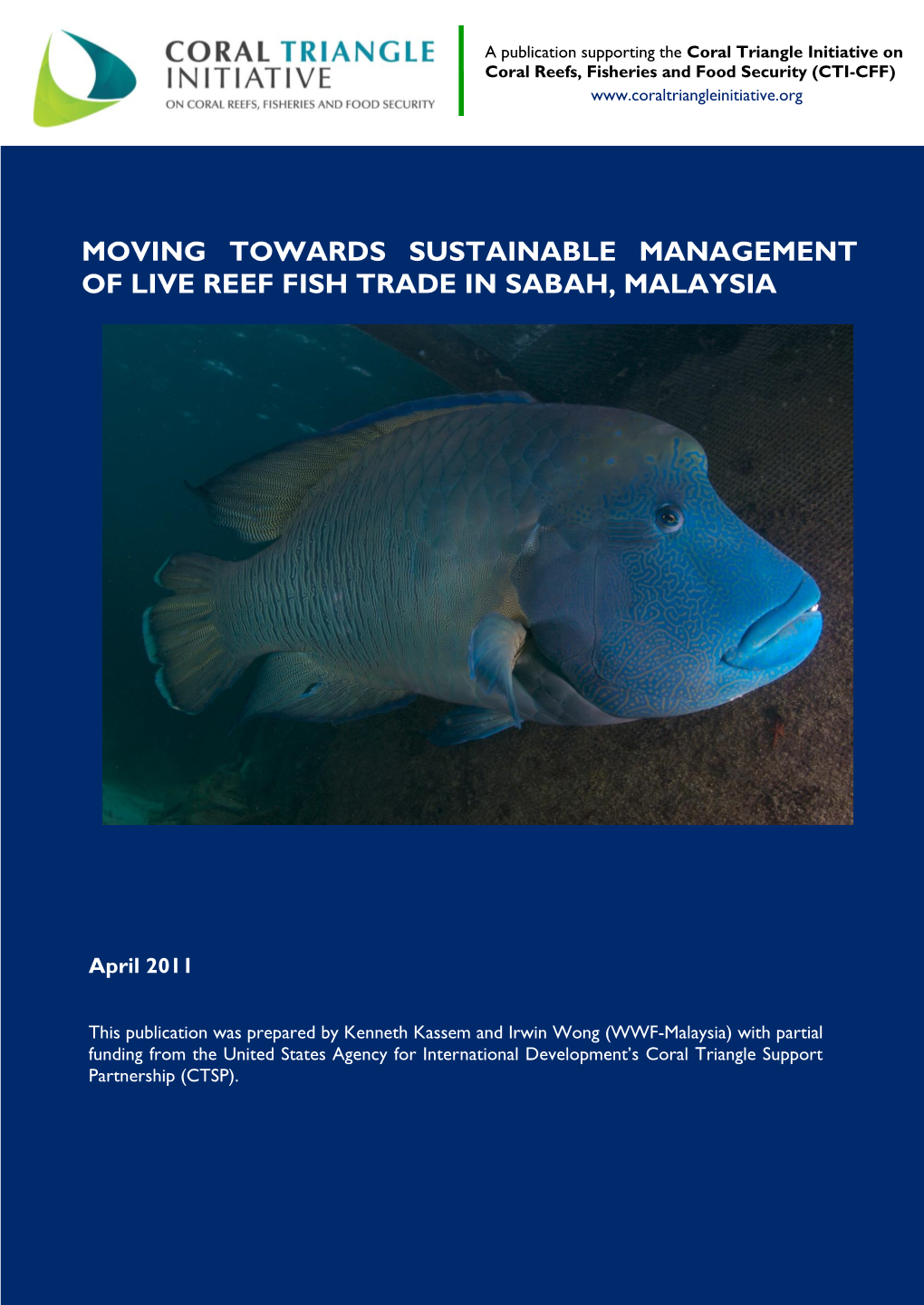 Moving Towards Sustainable Management of Live Reef Fish Trade in Sabah, Malaysia