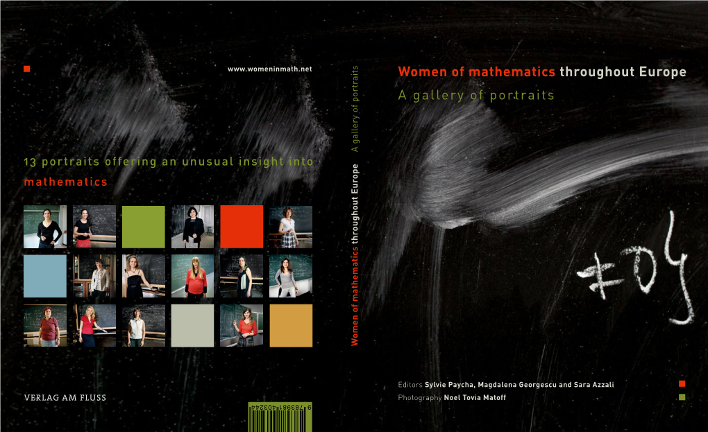 Women of Mathematics Throughout Europe a Gallery of Portraits a Gallery of Portraits a Gallery