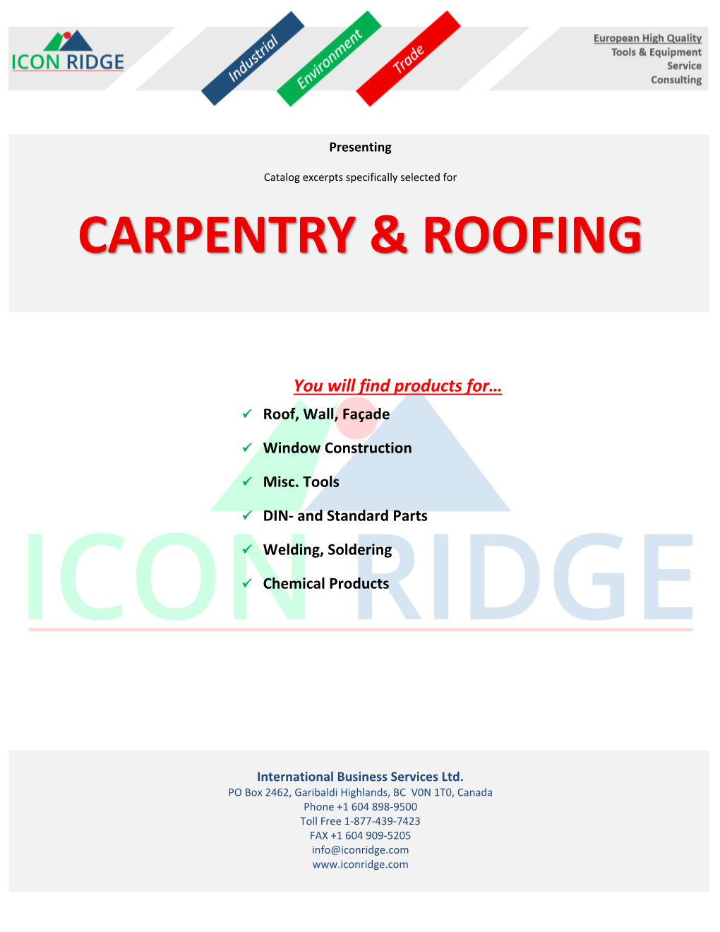 Carpentry & Roofing