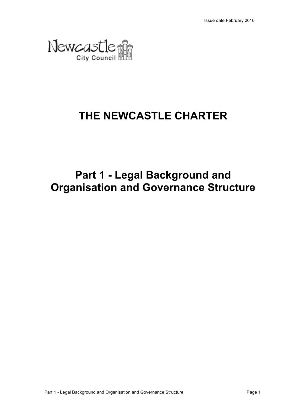 Legal Background and Organisation and Governance Structure