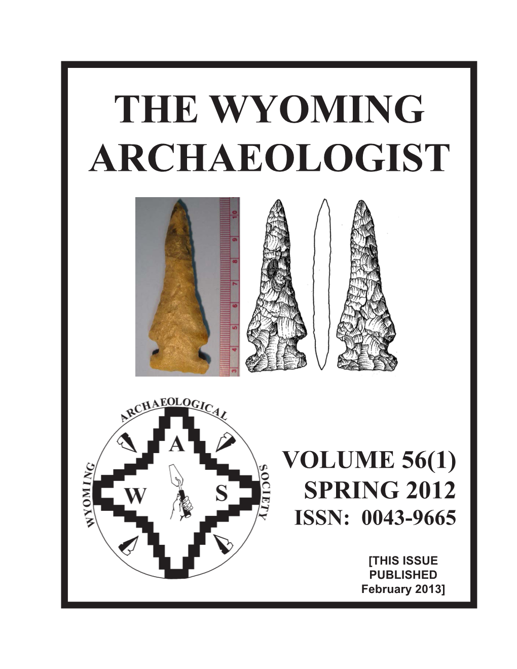 The Wyoming Archaeologist