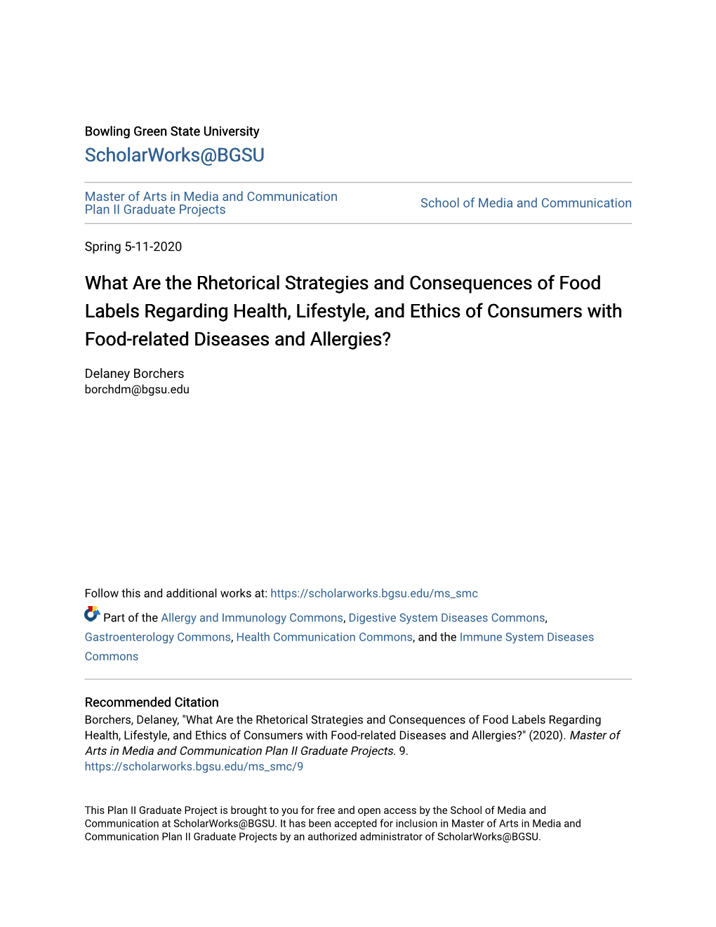 What Are the Rhetorical Strategies and Consequences of Food Labels Regarding Health, Lifestyle, and Ethics of Consumers with Food-Related Diseases and Allergies?