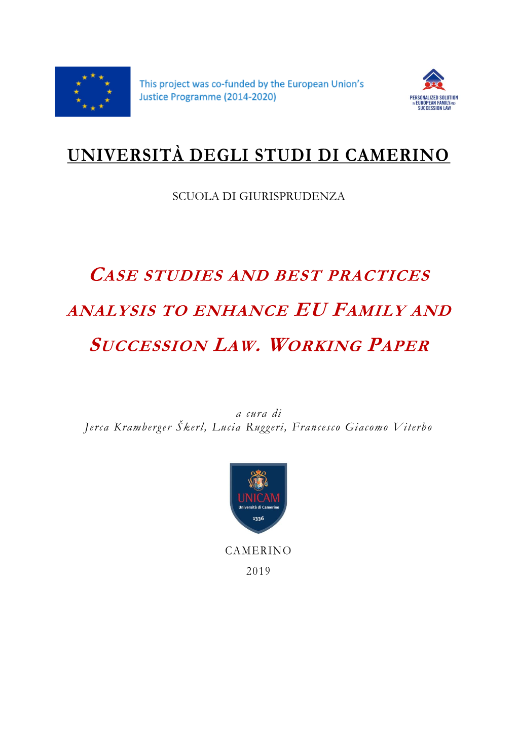 Università Degli Studi Di Camerino