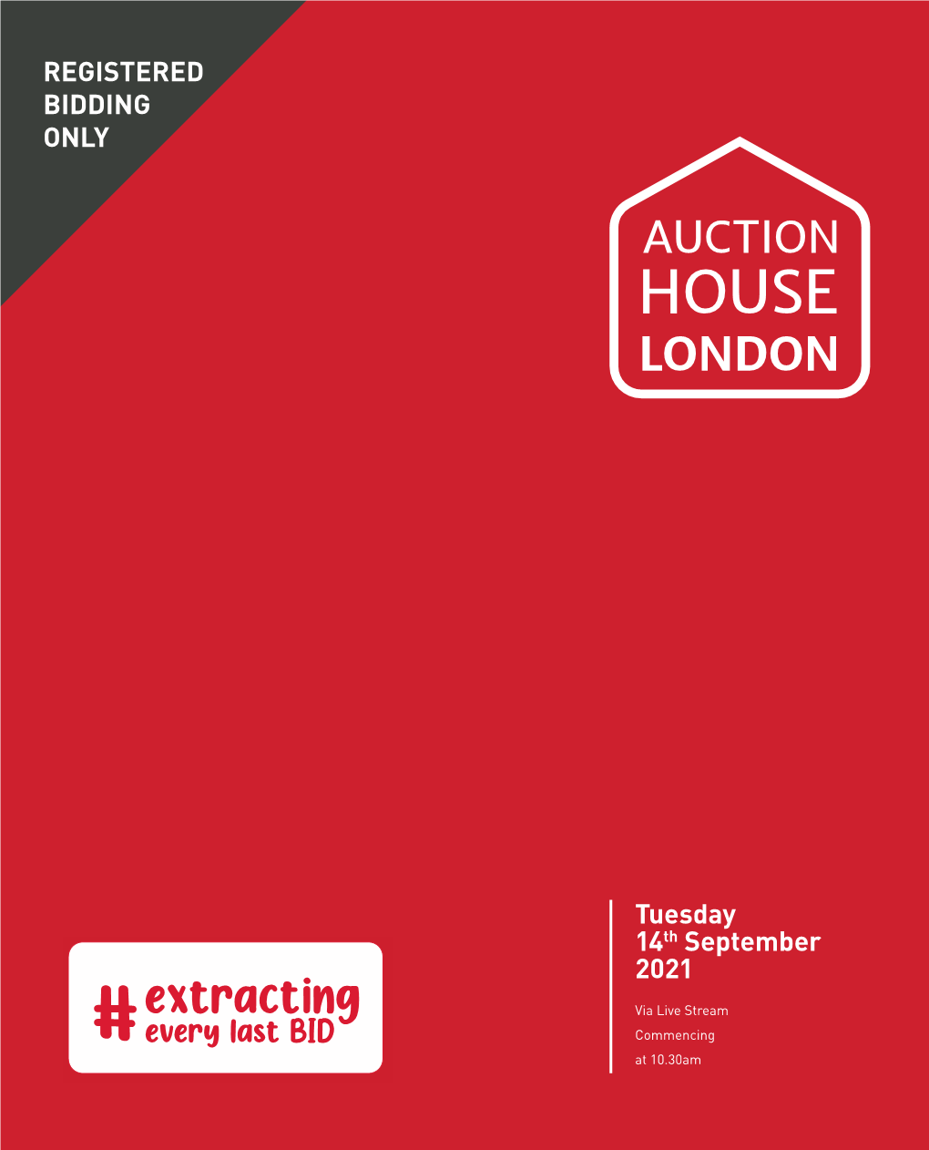 Extracting Via Live Stream #Every Last BID Commencing at 10.30Am