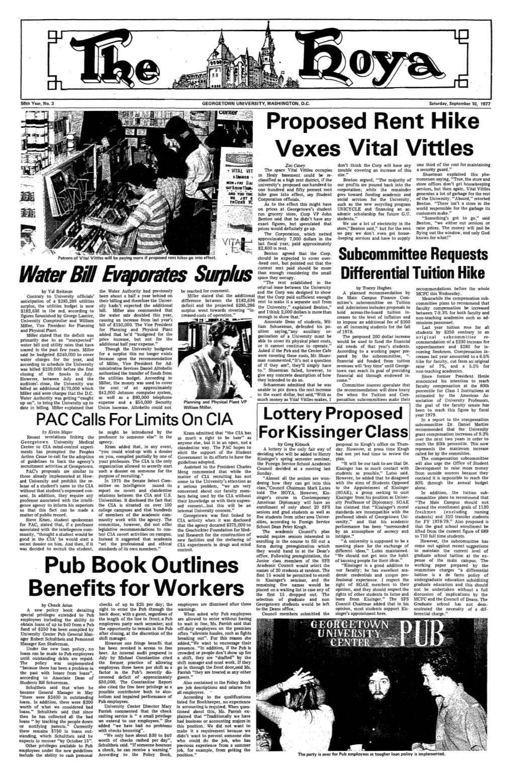 Proposed Rent Hike Vexes Vital Vittles Pub Book Outlines Benefits