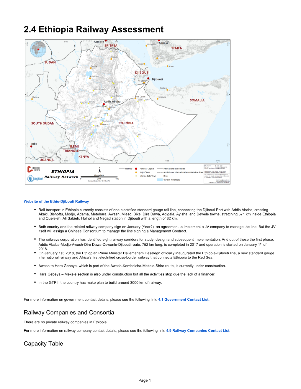 2.4 Ethiopia Railway Assessment