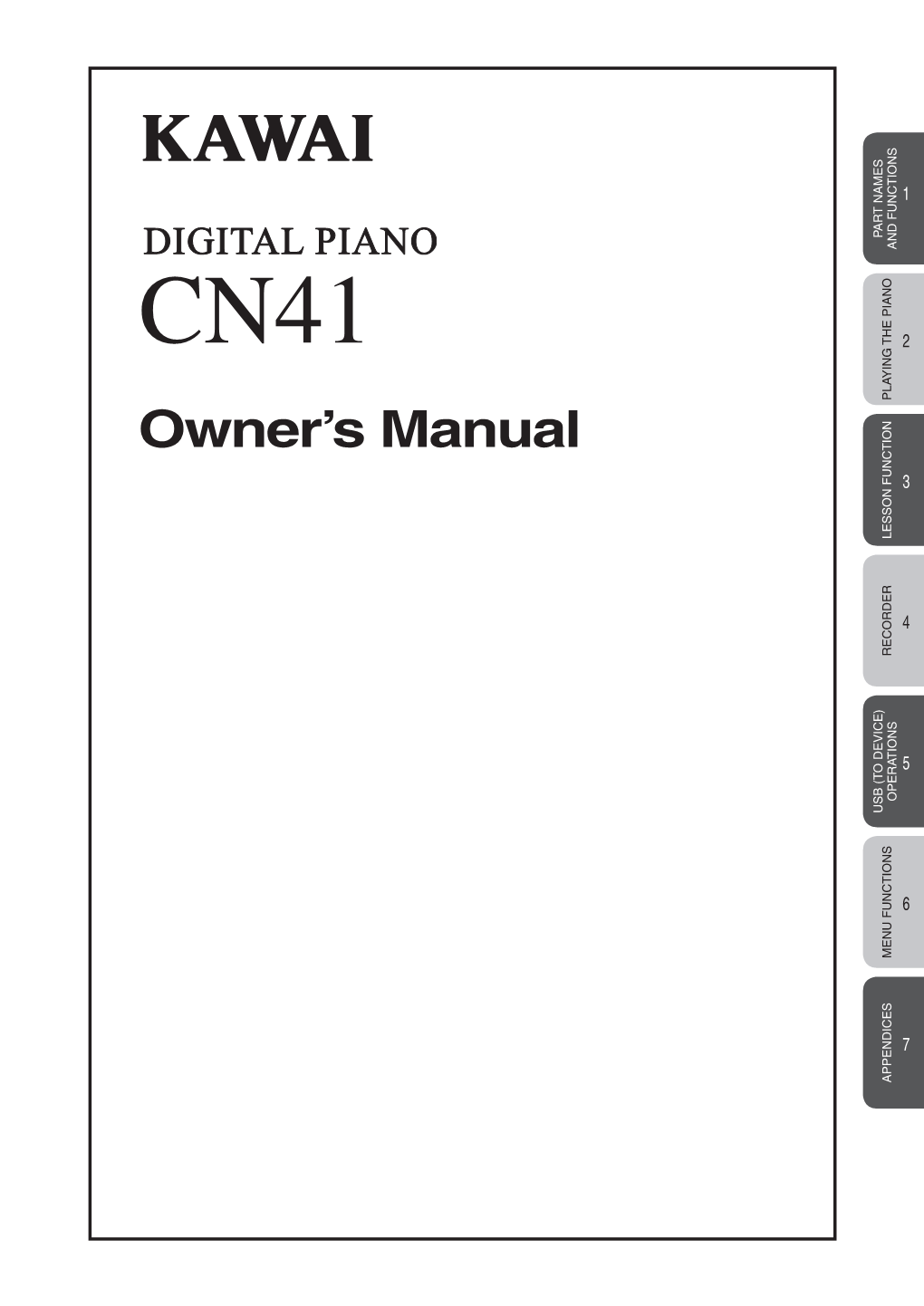 Kawai-CN41-Digital-Piano-Manual