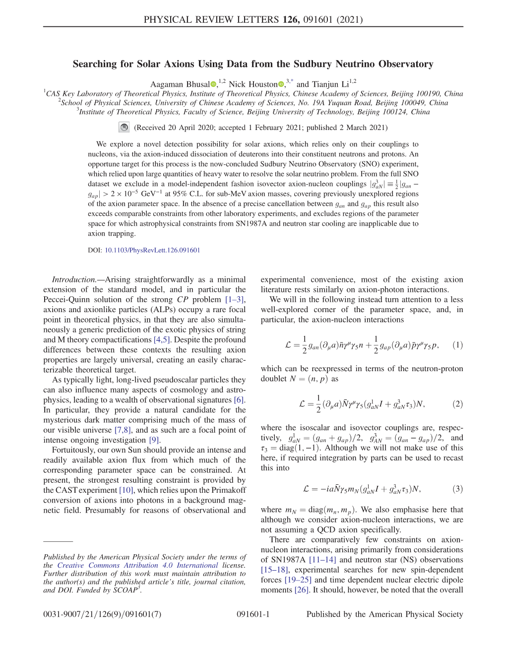 Searching for Solar Axions Using Data from the Sudbury Neutrino Observatory