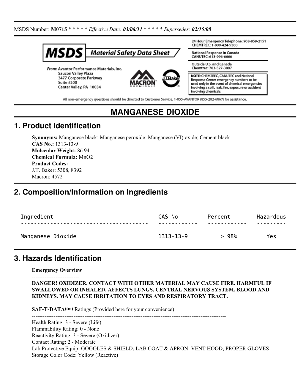 Manganese Dioxide 1