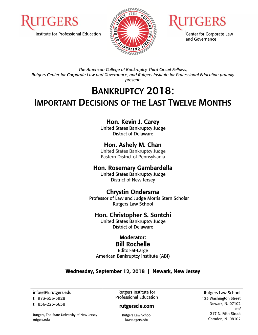 Bankruptcy 2018: Important Decisions of the Last Twelve Months