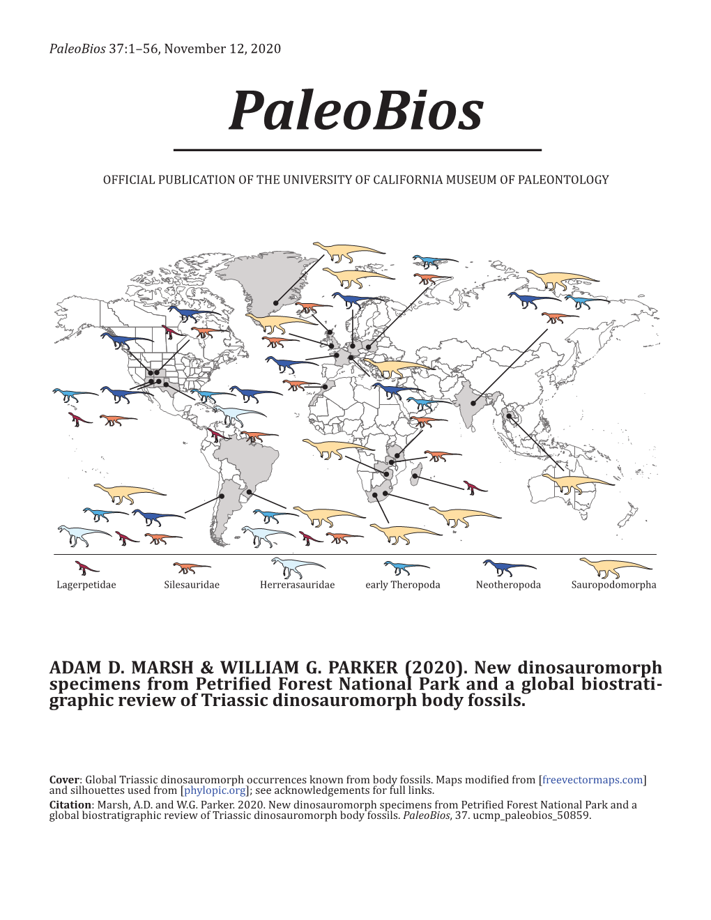 Paleobios 37:1–56, November 12, 2020 Paleobios