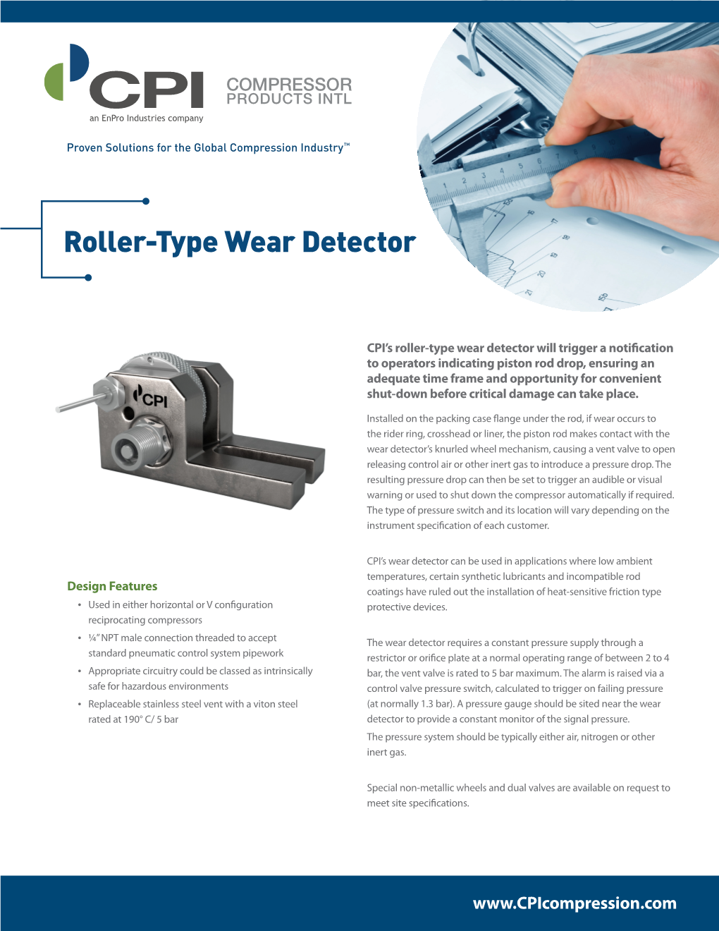 Roller-Type Wear Detector