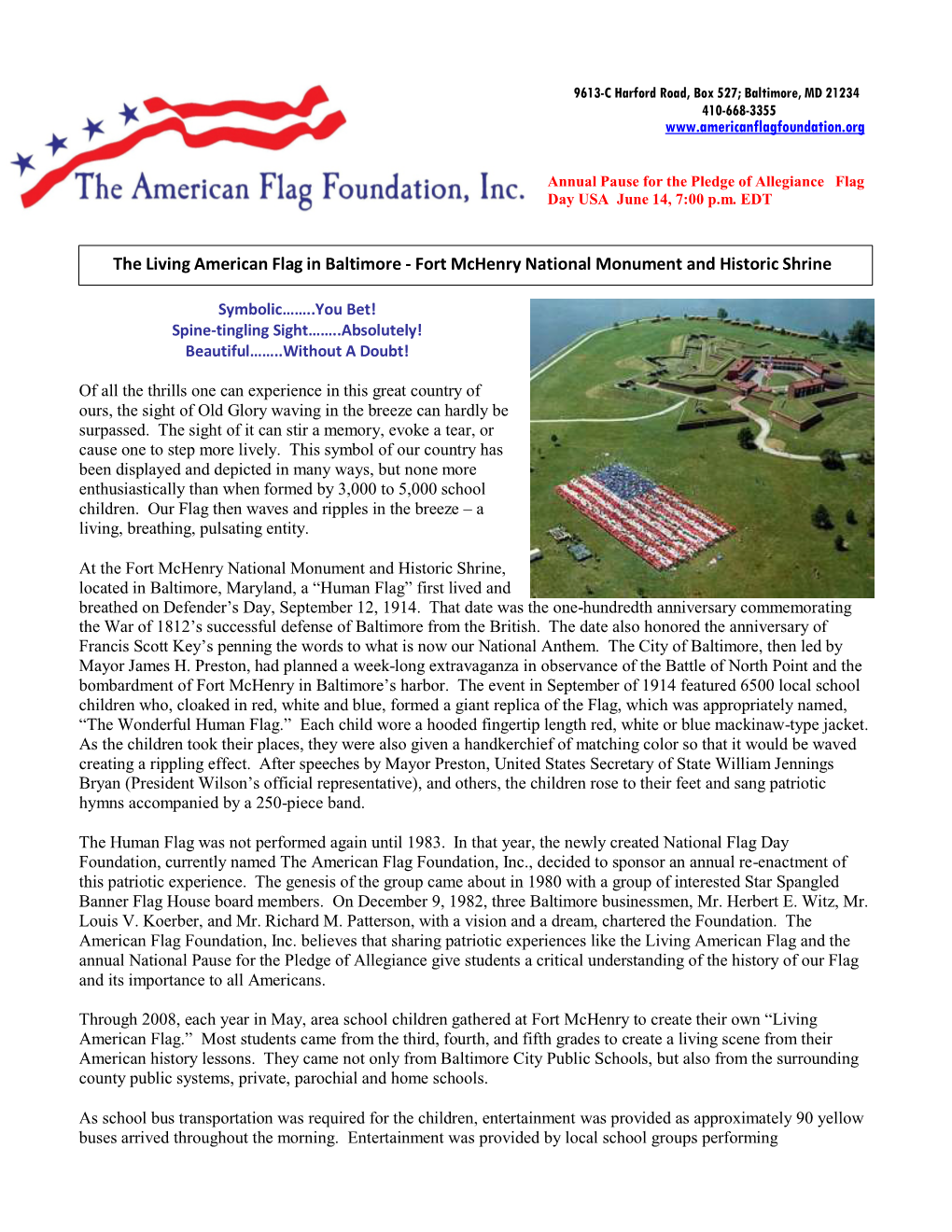 Fort Mchenry National Monument and Historic Shrine