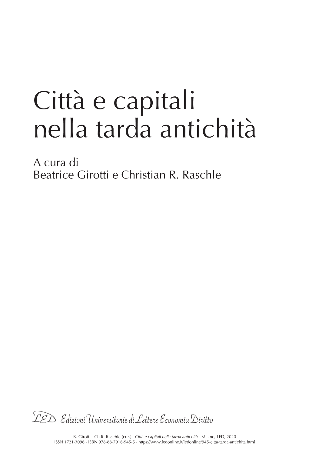 Constantinople and Rome, Christian Capitals