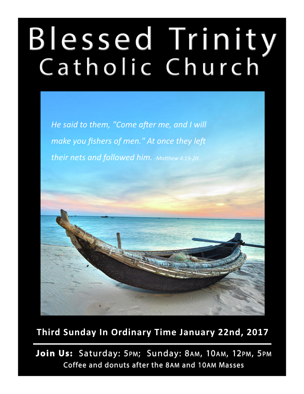 Third Sunday in Ordinary Time January 22Nd, 2017