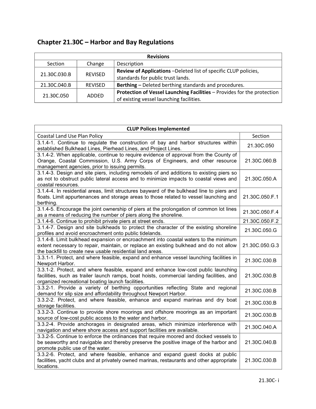 Newport Beach Municipal Code