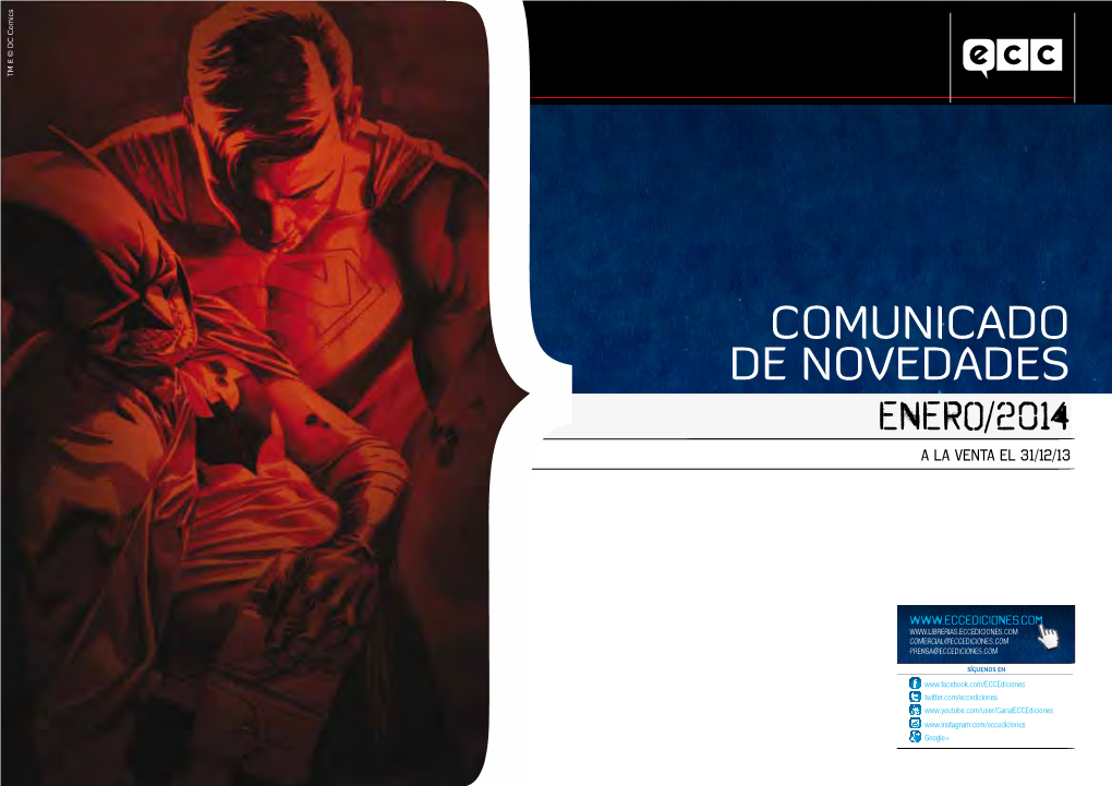 Comunicado De Novedades Enero/2014 a La Venta El 31/12/13