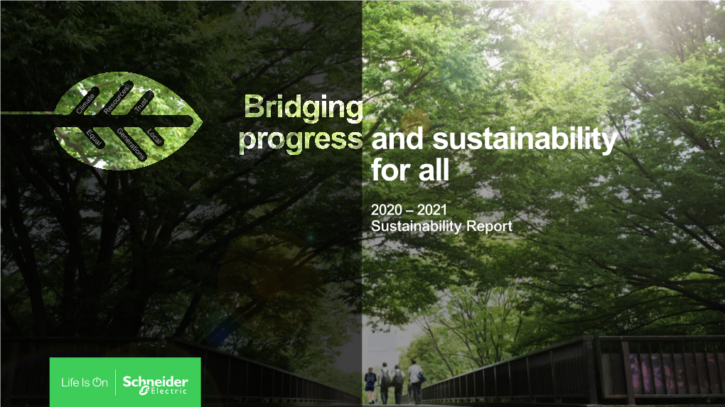 2020 Schneider Electric Sustainability Report