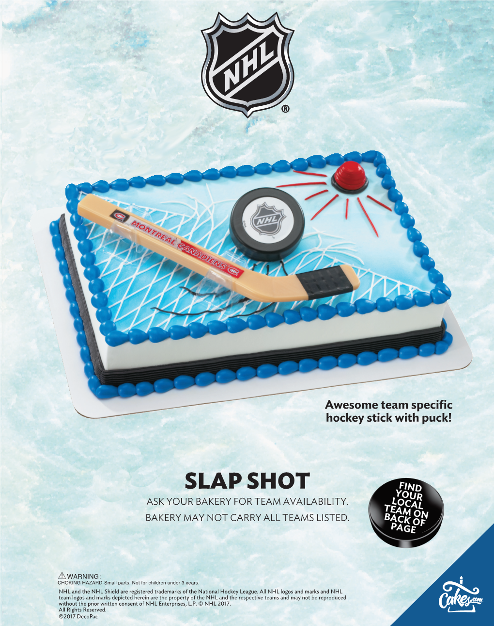 Slap Shot Your Ask Your Bakery for Team Availability