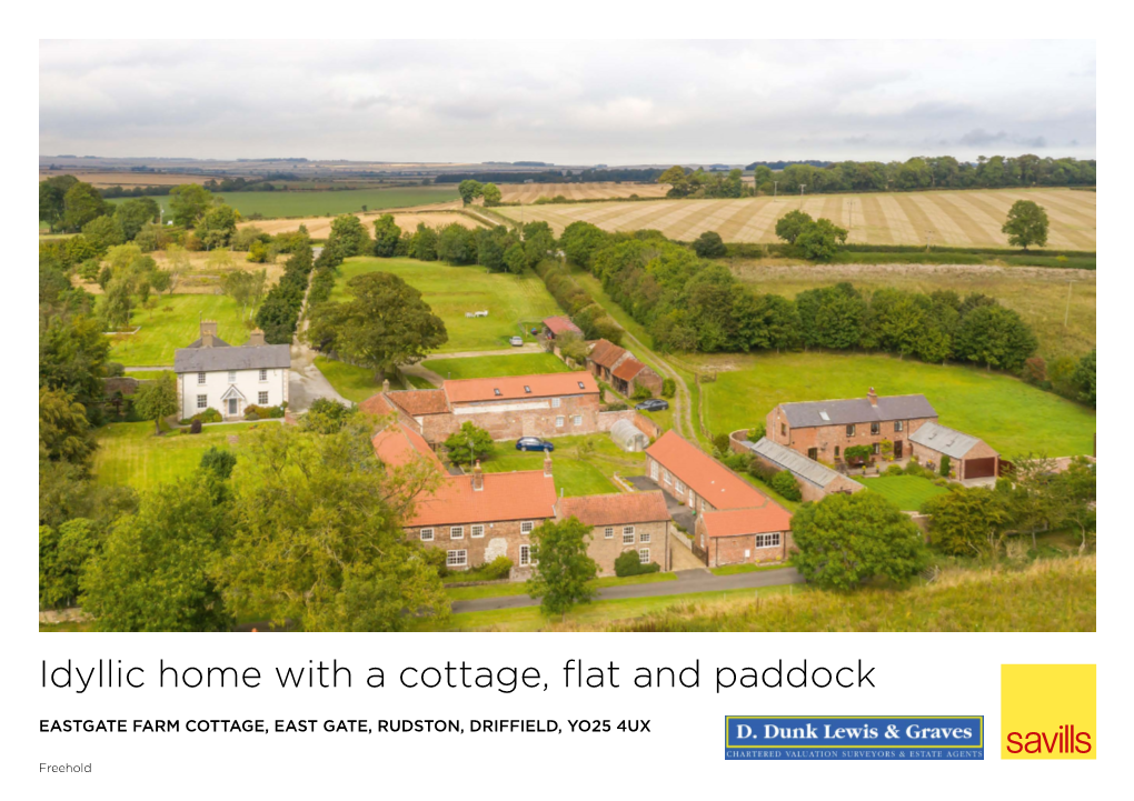 Idyllic Home with a Cottage, Flat and Paddock