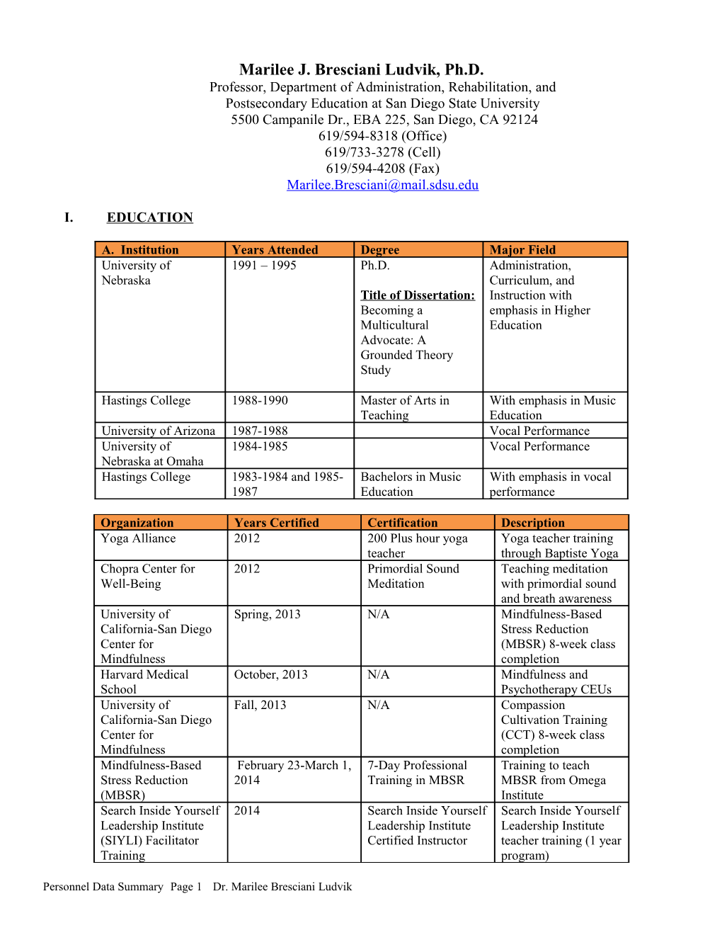 Full Curriculum Vitae s3