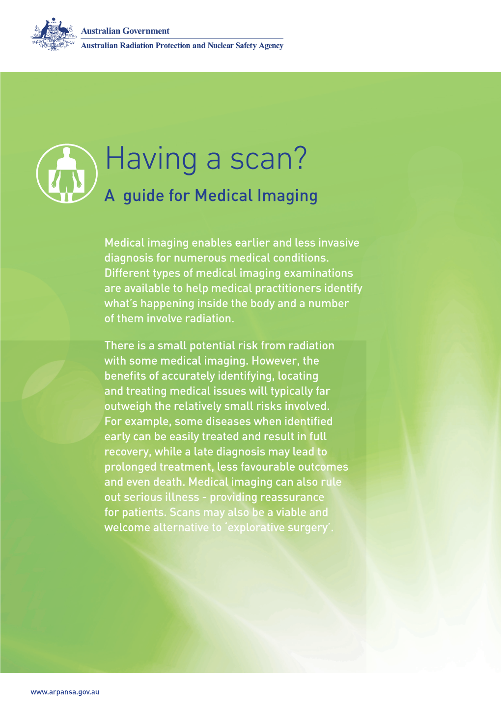 Having a Scan? a Guide for Medical Imaging (ARPANSA)